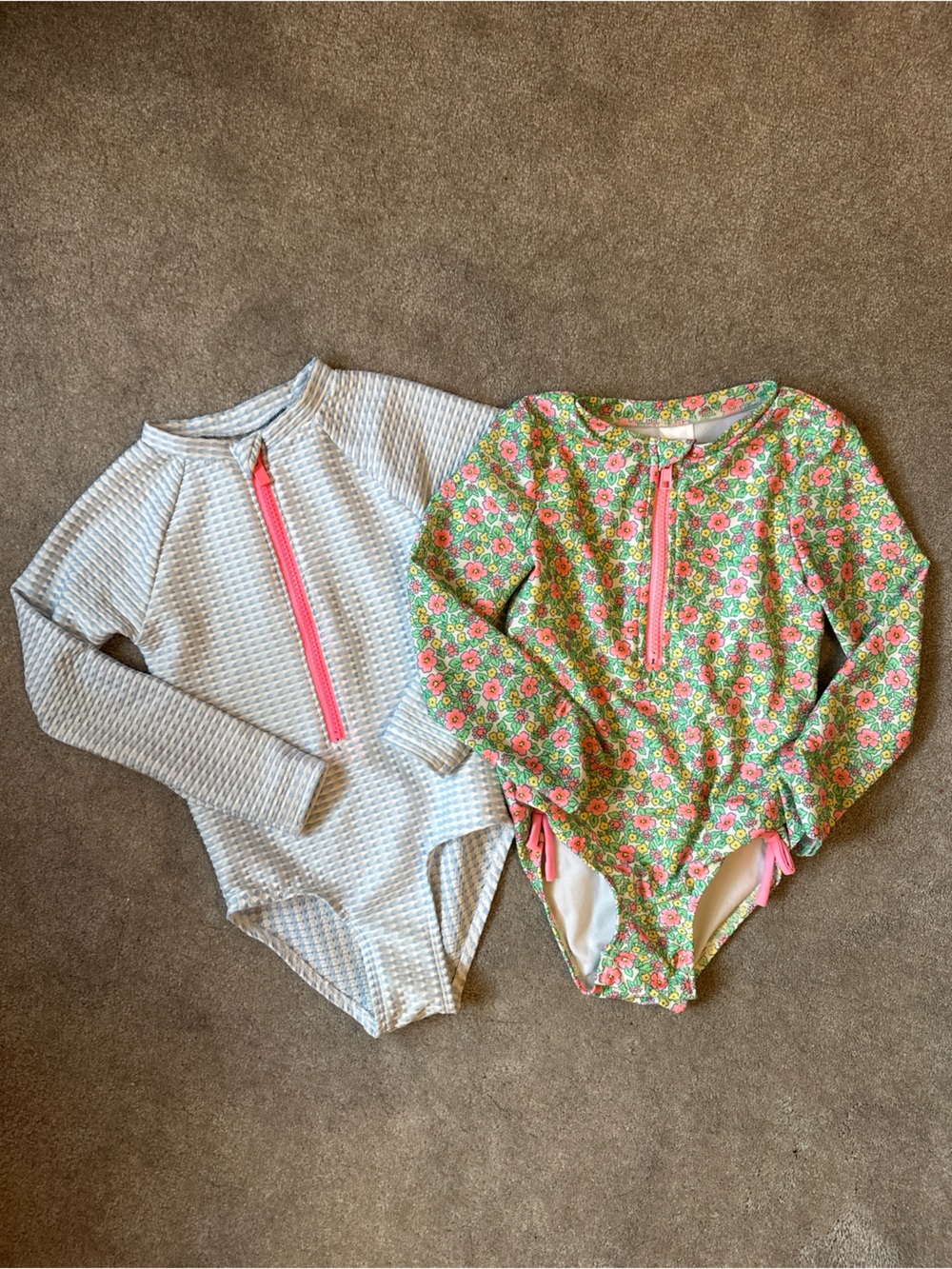 Kids Long Sleeve One-Piece Swimsuit